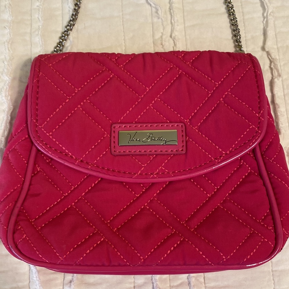 Vera Bradley Hot Pink Cross Body Bag - Picture 2 of 6